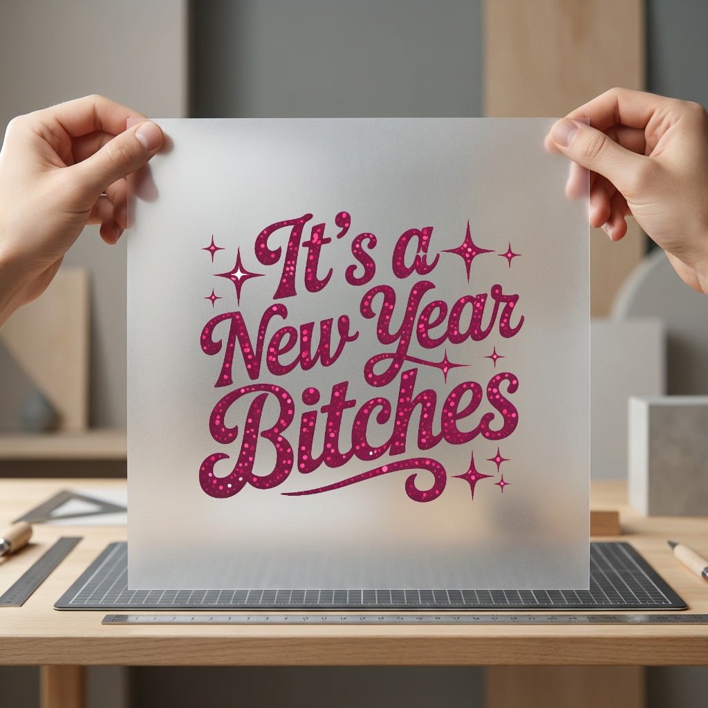 Year Bitches Retro Sparkle Funny Retro Ready to Press DTF Transfer for Dtf