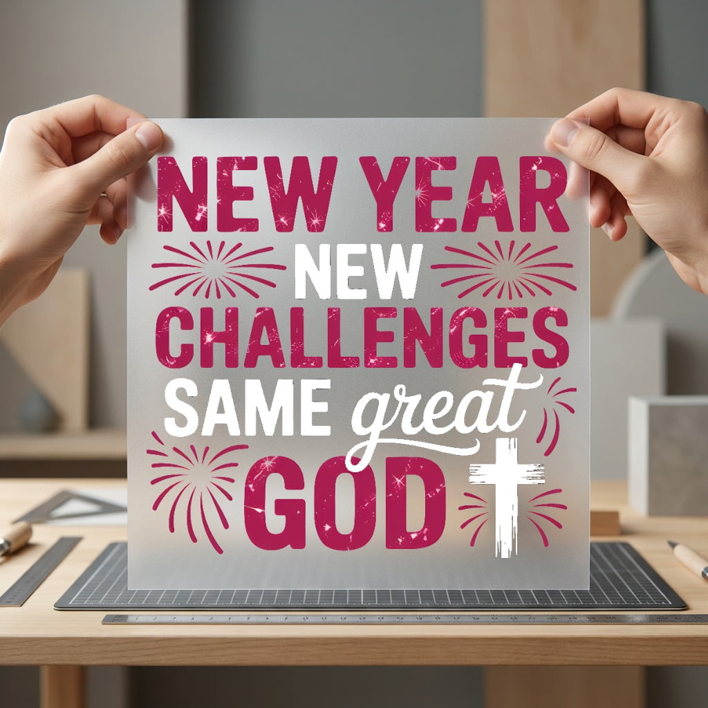 Year Challenges Same God Christian Faith Ready to Press DTF Transfer for Dtf
