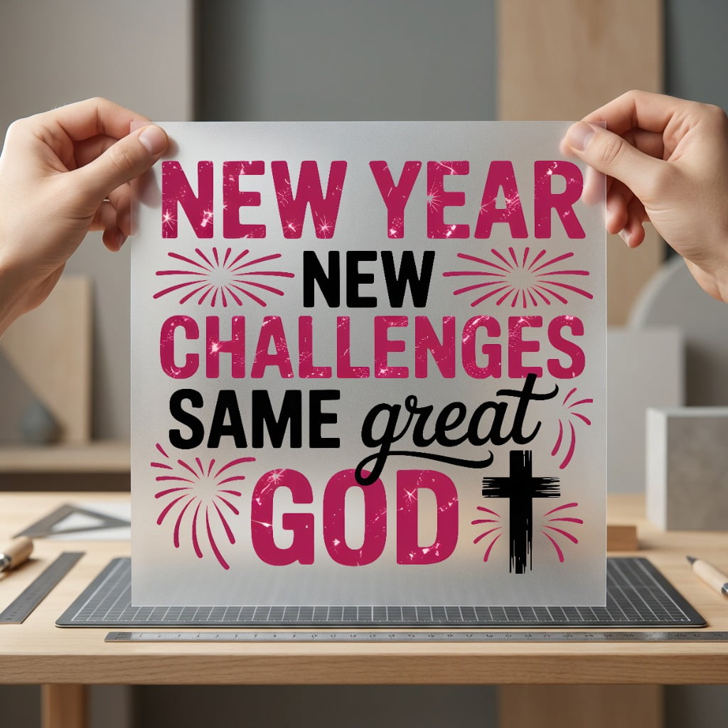 Year Challenges Same God Christian Faith Ready to Press DTF Transfer for Dtf