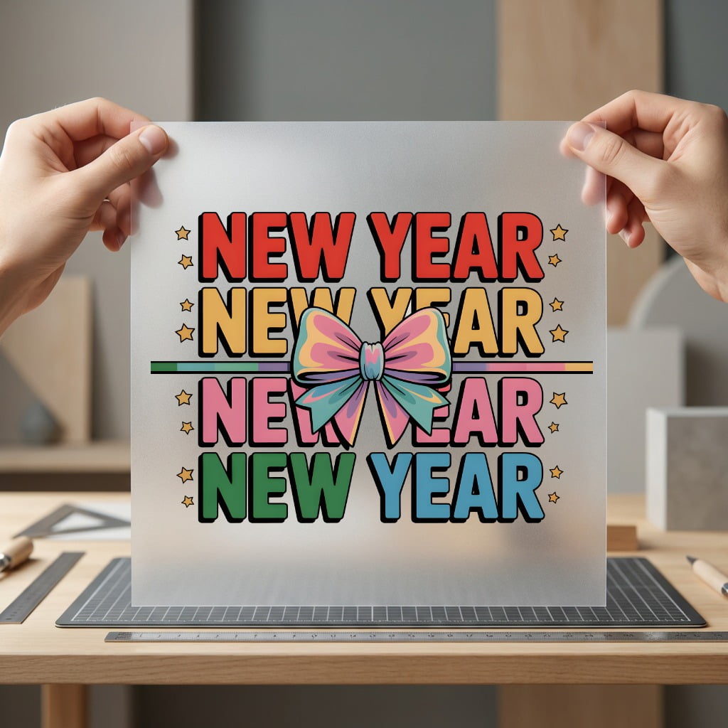 Year Retro Bow Diy Retro Aesthetic Ready to Press DTF Transfer for Dtf