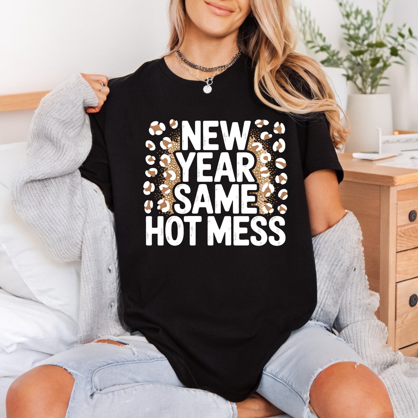 Year Same Hot Mess Funny Pet Ready to Press DTF Transfer for Dtf