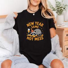 Year Same Hot Mess Funny Sarcastic Ready to Press DTF Transfer for Dtf