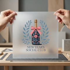 Years Social Club Celebration Cocktail Culture Collection Nature & Wildlife Collection Ready to Press DTF Transfer for Dtf