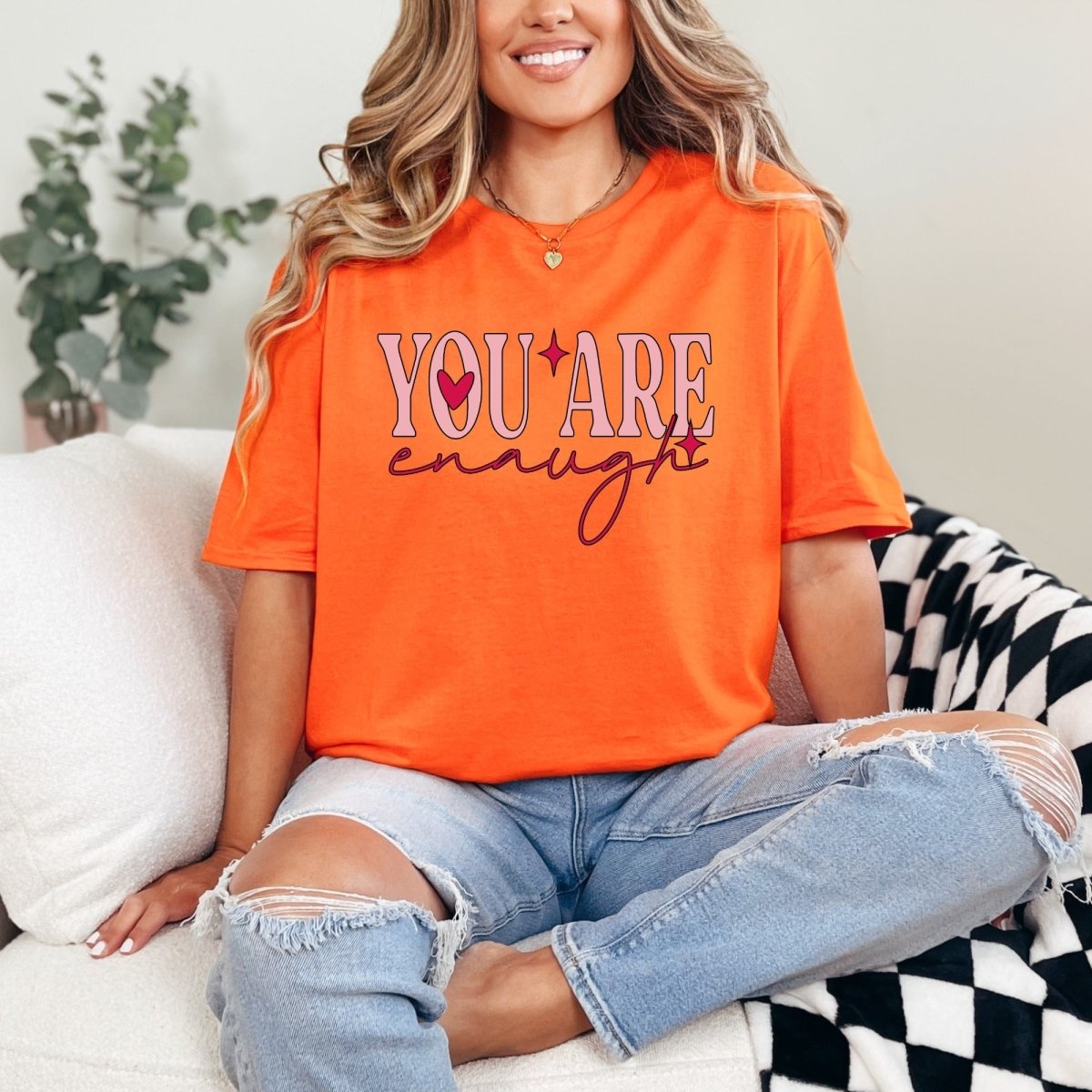 You Are Enough | Affirmation & Self - Love Tee - Luckets.com