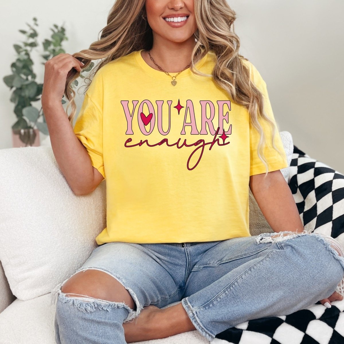 You Are Enough | Affirmation & Self - Love Tee - Luckets.com