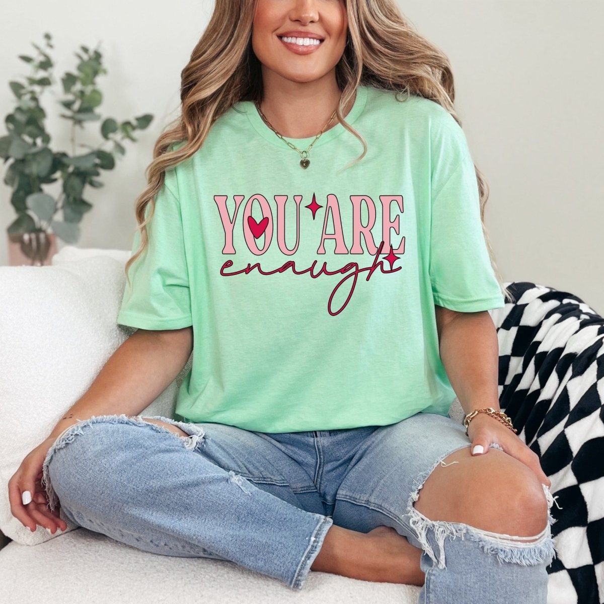 You Are Enough | Affirmation & Self - Love Tee - Luckets.com