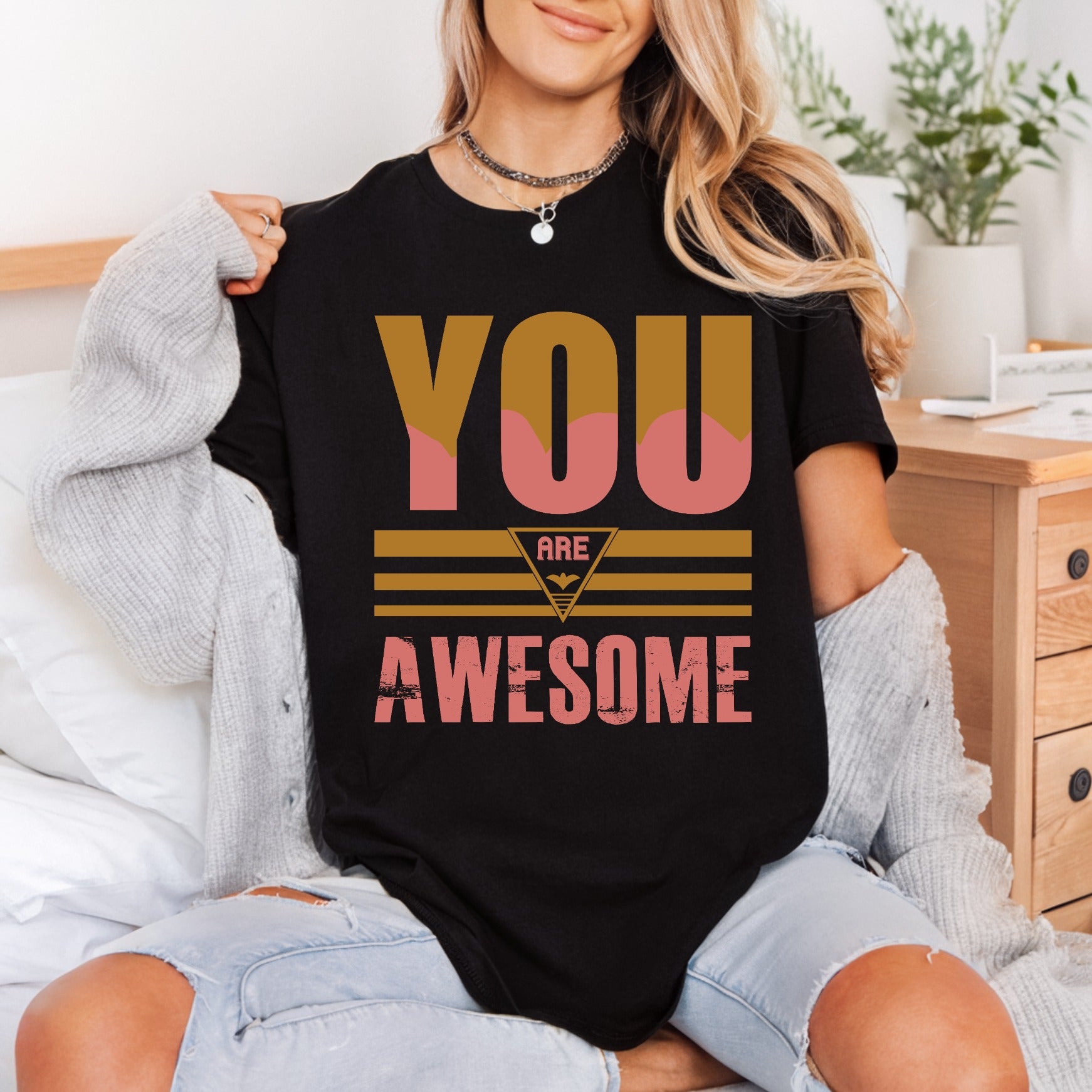 You Awesome Retro Diy Retro Ready to Press DTF Transfer for Dtf