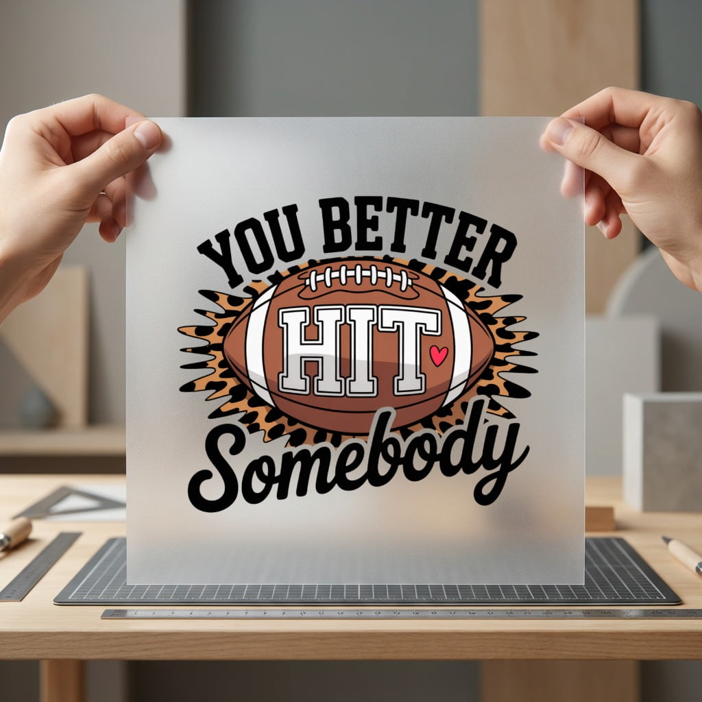 You Better Hit Somebody Retro Fitness Ready to Press DTF Transfer for Dtf