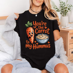 You Carrot Hummus Foodie Valentine Funny Ready to Press DTF Transfer for Dtf