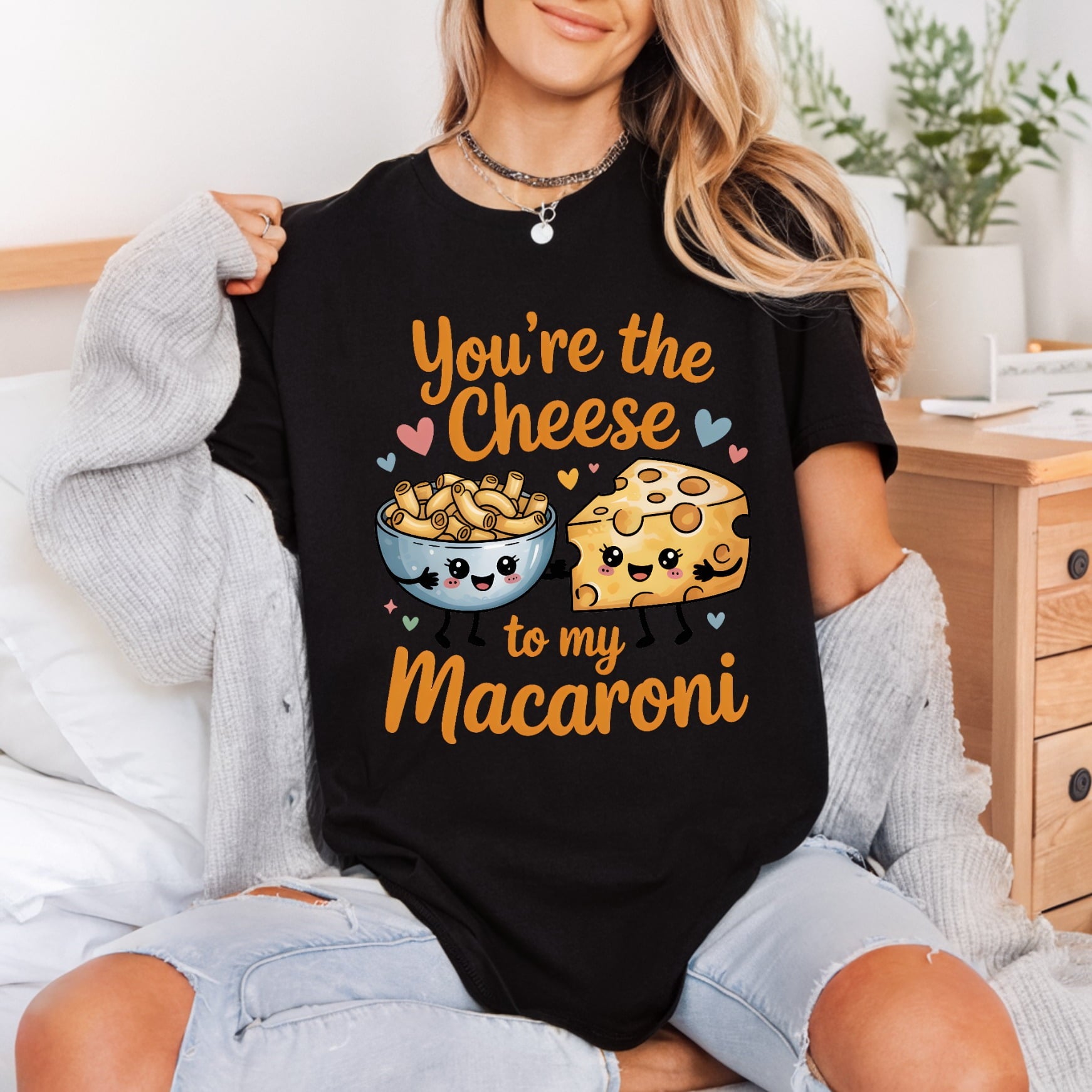 You Cheese Macaroni Foodie Funny Sarcastic Ready to Press DTF Transfer for Dtf