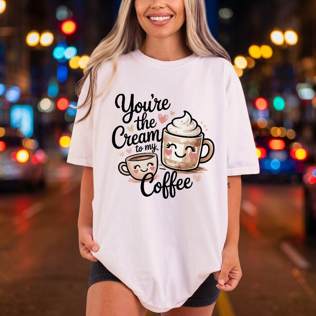You Cream Coffee Diy Home & Cozy Vibes Collection Cute & Kawaii Collection Ready to Press DTF Transfer for Dtf