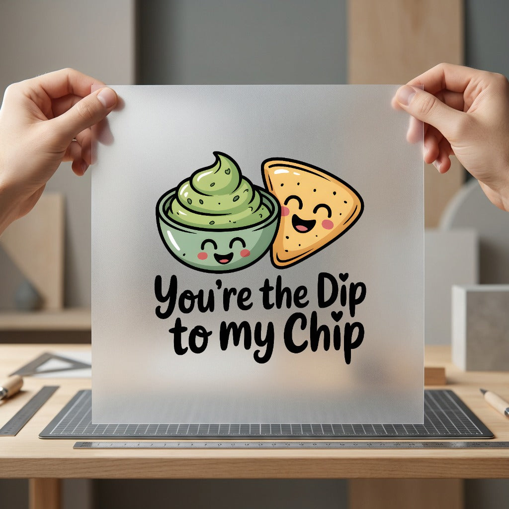 You Dip Chip Foodie Funny Sarcastic Ready to Press DTF Transfer for Dtf