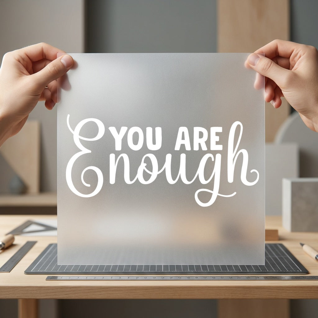 You Enough Script Empowering Awareness & Causes Collection Self Love Collection Ready to Press DTF Transfer for Dtf