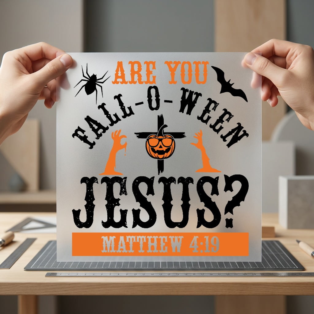 You Fall-o-queen Jesus Matthew Christian Faith Ready to Press DTF Transfer for Dtf