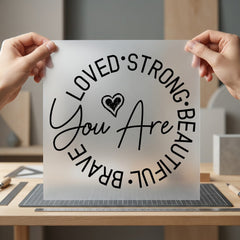 You Loved Strong Beautiful Awareness & Causes Collection Mental Health Awareness Collection Ready to Press DTF Transfer for…