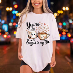 You Sugar Tea Kawaii Valentine Ready to Press DTF Transfer for Dtf