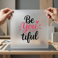 You Tiful Script Motivational Empowerment Collection Positive Vibes Collection Ready to Press DTF Transfer for Dtf